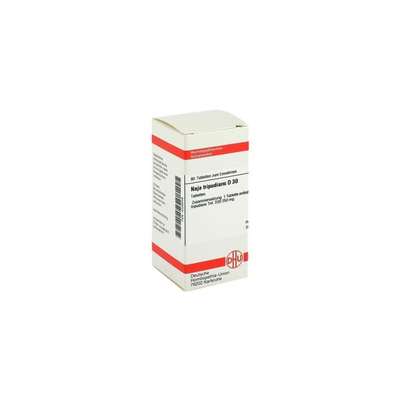 Naja Tripudians D 30 Tabletten (80 stk)  – PZN 4228349