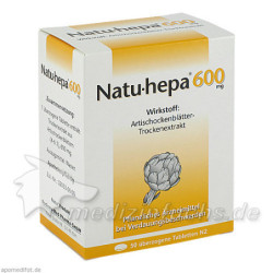 Natu-hepa 600mg, 50 ST  – PZN 432521
