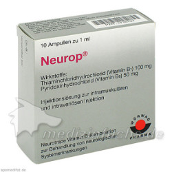 Neurop Injektionslösung, 10X1 ML – PZN 1716137