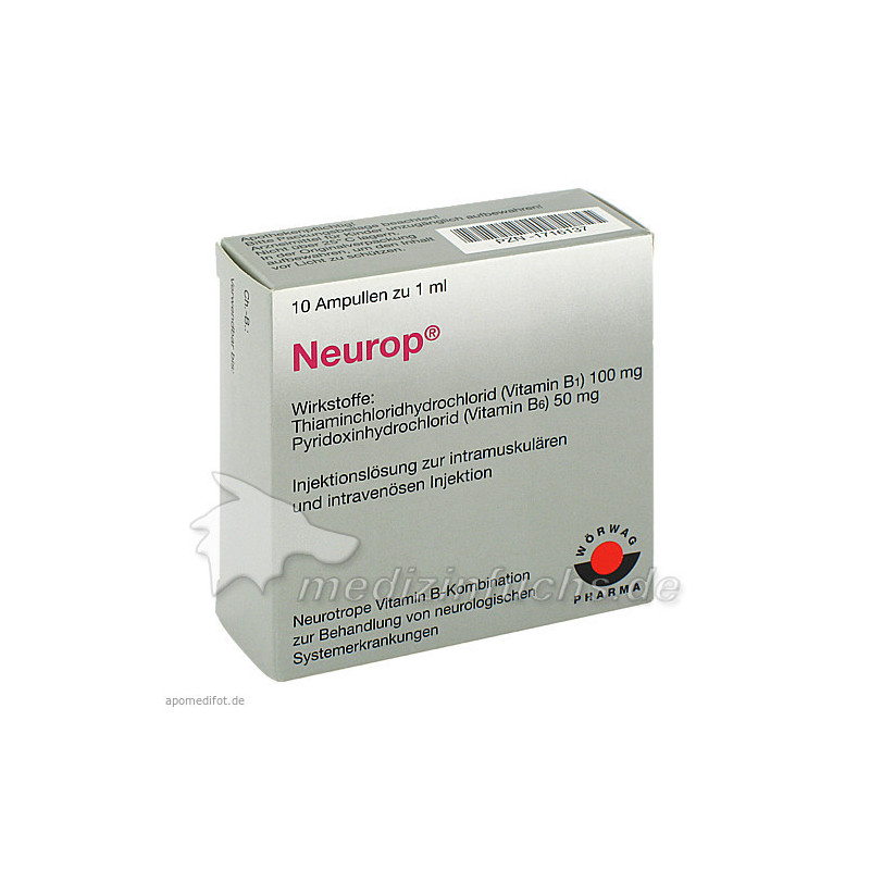 Neurop Injektionslösung, 10X1 ML – PZN 1716137