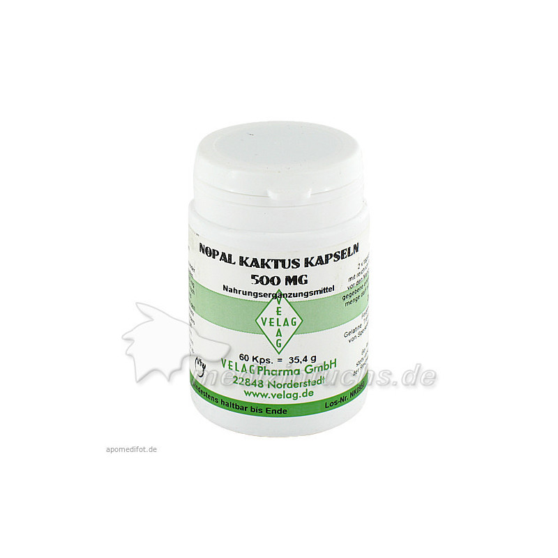 Nopal Kaktus 500mg, 60 ST – PZN 3416132