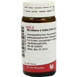NICOTIANA E FOLIIS D10, 20 G – PZN 8786750