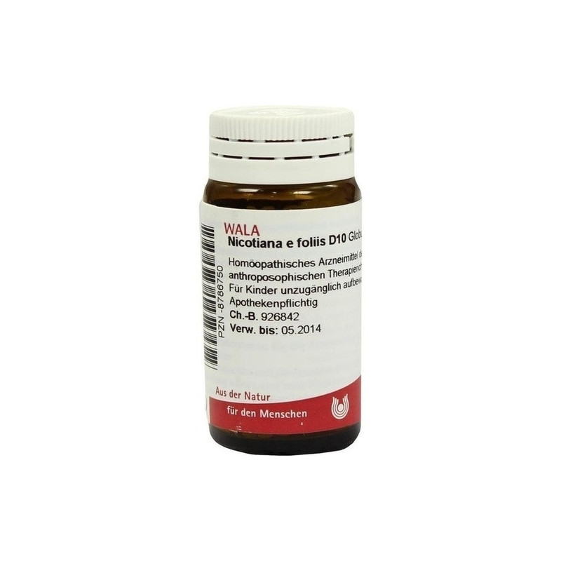 NICOTIANA E FOLIIS D10, 20 G – PZN 8786750