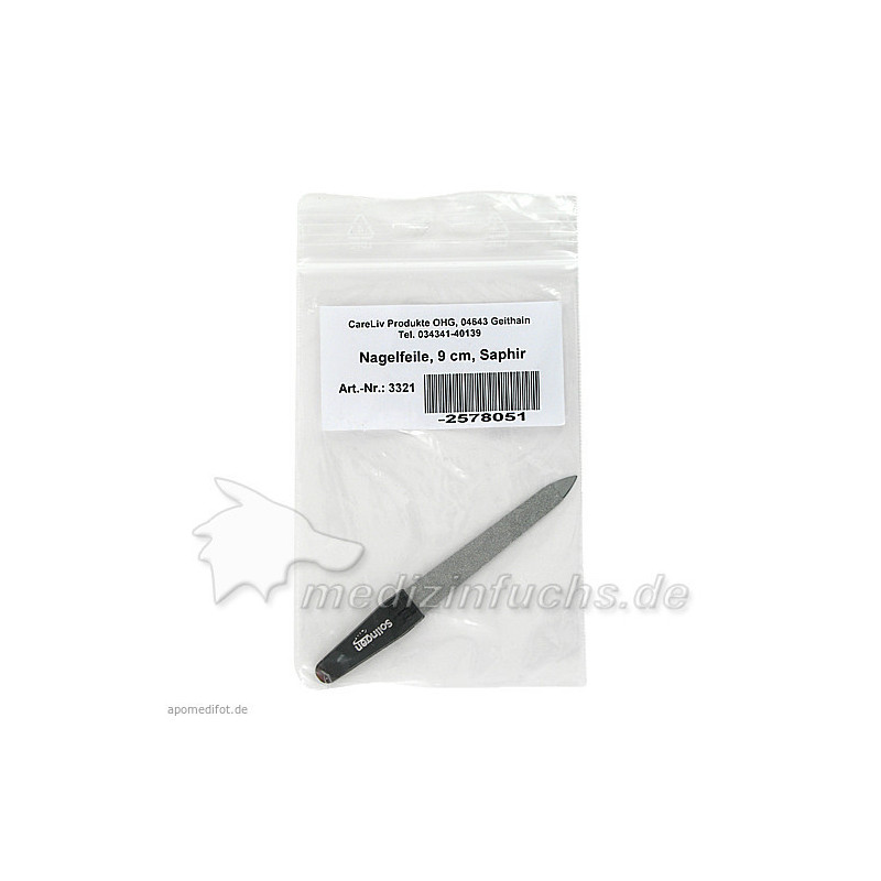 Nagelfeile 9cm Saphir, 1 ST  – PZN 2578051