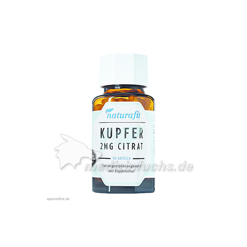 naturafit Kupfer 2mg Citrat, 90 ST – PZN 13704760
