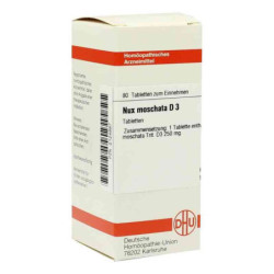 Nux Moschata D 3 Tabletten (80 stk)  – PZN 2124887
