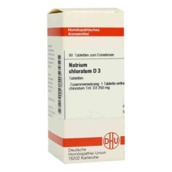 Natrium Chloratum D 3 Tabletten (80 stk)  – PZN 2634217
