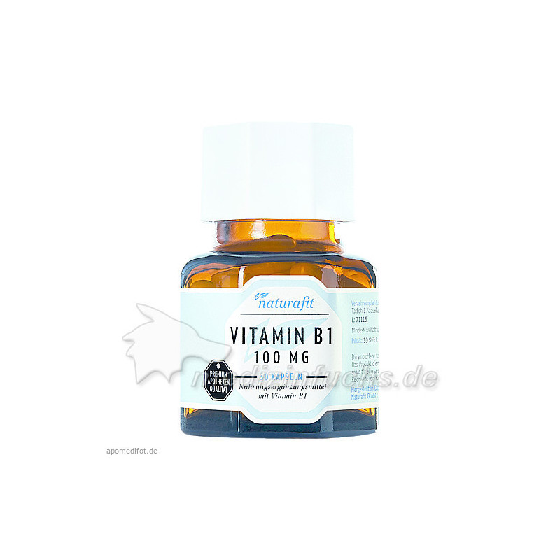 Naturafit Vitamin B1 100mg, 30 ST  – PZN 13331112