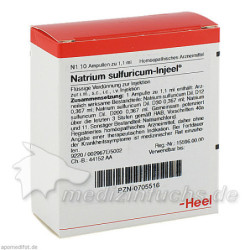 NATRIUM SULF INJ, 10 ST  – PZN 705516