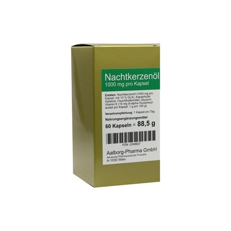Nachtkerzenöl 1000mg pro Kapsel, 60 ST – PZN 2248827