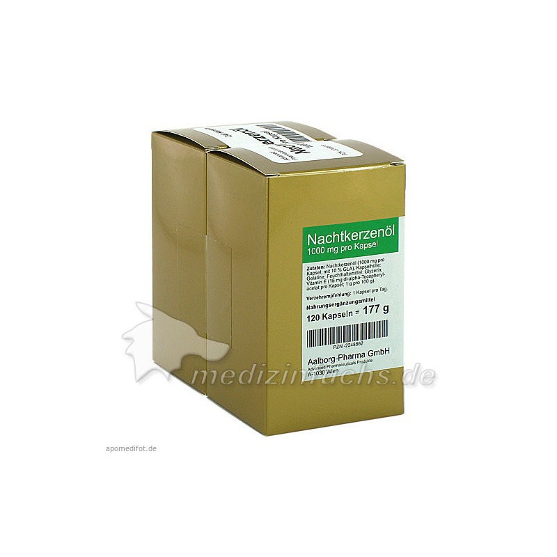 Nachtkerzenöl 1000mg pro Kapsel, 240 ST  – PZN 2248879