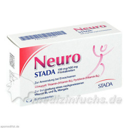 Neuro STADA 100mg/100mg Filmtabletten, 50 ST – PZN 871255