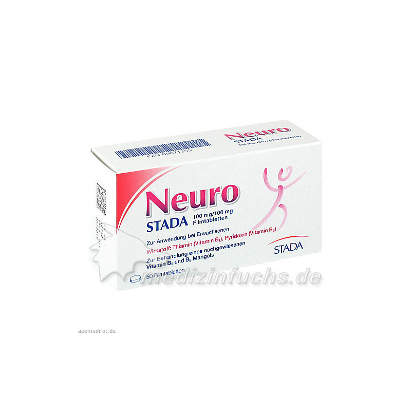 Neuro STADA 100mg/100mg Filmtabletten, 50 ST – PZN 871255