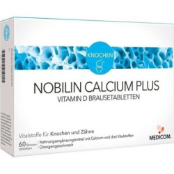 Nobilin Calcium Plus Vitamin D Brausetabletten, 60 ST – PZN 1870134