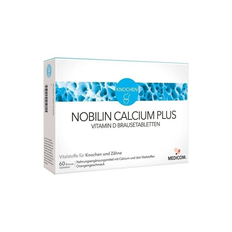 Nobilin Calcium Plus Vitamin D Brausetabletten, 60 ST – PZN 1870134