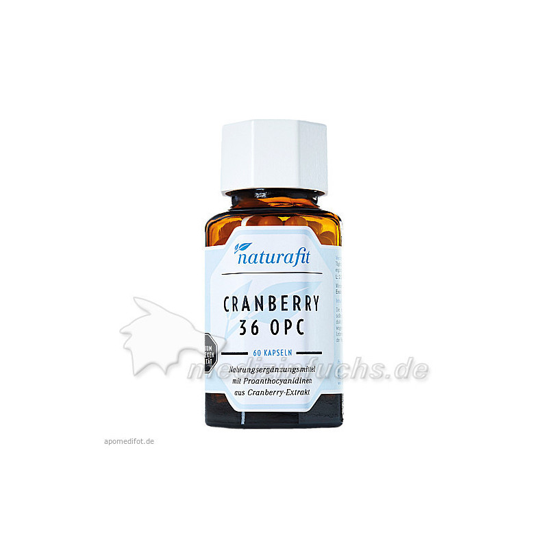 Naturafit Cranberry 36 OPC, 60 ST – PZN 9269413