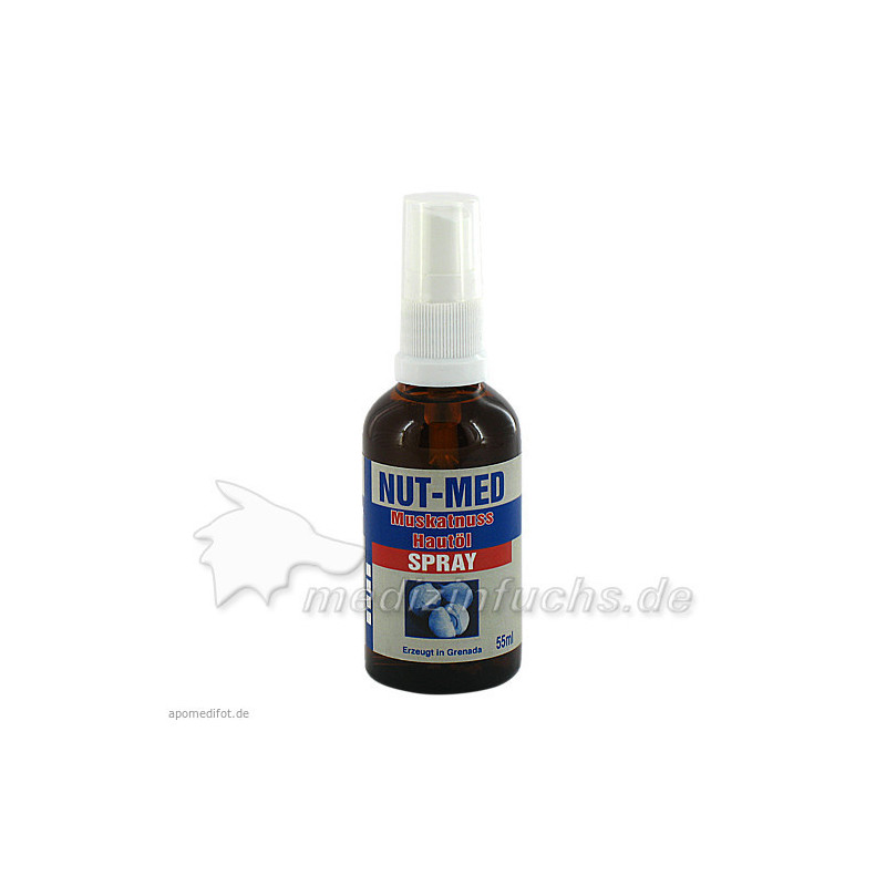 Nut-Med Muskatnuss Hautöl Spray, 55 ML – PZN 7568229