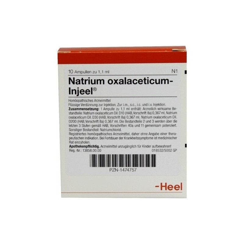 NATRIUM OXALACET INJ, 10 ST – PZN 1474757