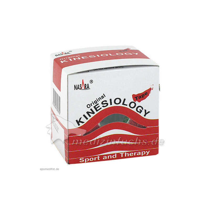 Nasara Kinesiotape 5cmx5m rot, 1 ST – PZN 1177893