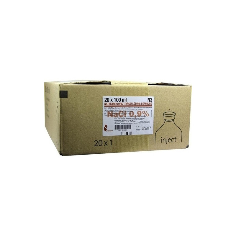 Natriumchlorid Trägerlösung BERNBURG, 20X100 ML  – PZN 3190509