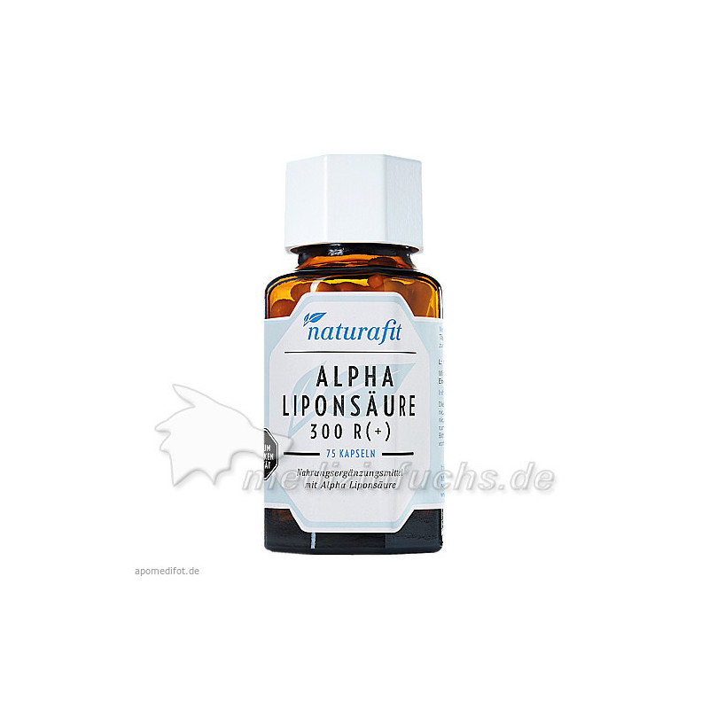 naturafit Alpha-Liponsäure 300 R(+), 75 ST – PZN 13704659
