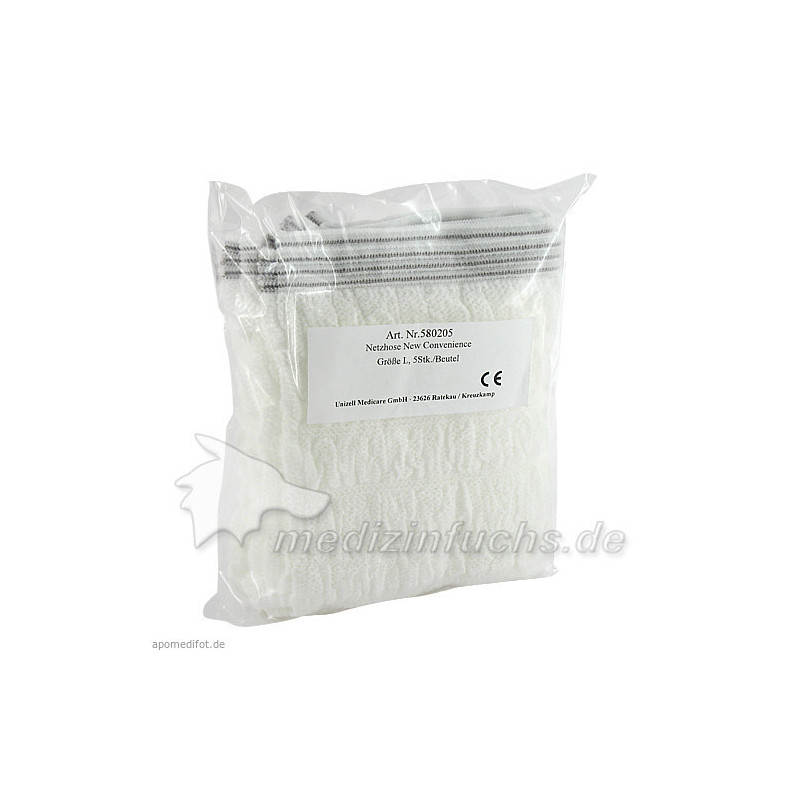 Netzhosen Convenience large braun, 5 ST  – PZN 2032062