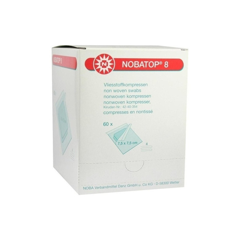 NOBATOP 8 7.5X7.5CM 2 STERILE KOMPRESSEN PRO SET, 60X2 ST – PZN 7385581