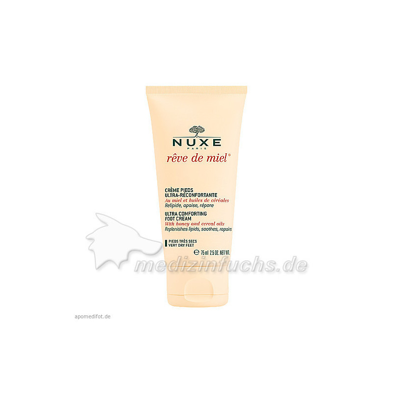 NUXE Reve de Miel Creme Pieds Ultra-Reconfortante, 75 ML – PZN 9100542