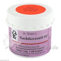 Nachtkerzenöl 500mg Dr Renner, 200 ST – PZN 1421123