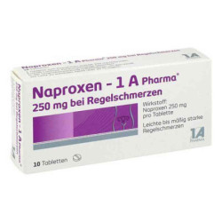Naproxen-1A Pharma 250mg bei Regelschmerzen (10 stk) – PZN 9244991