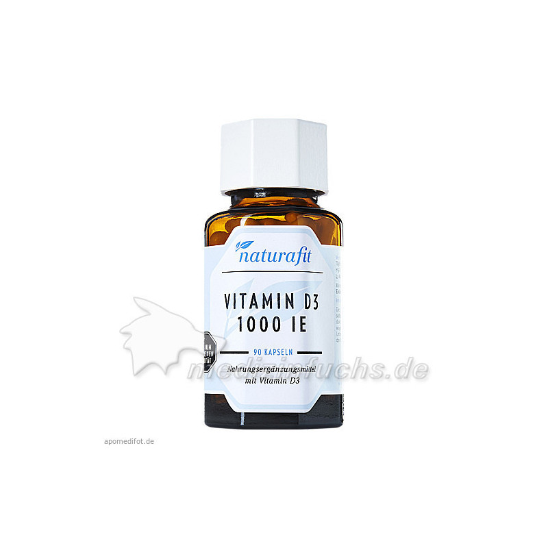 Naturafit Vitamin D3 1000 IE, 90 ST  – PZN 10297969