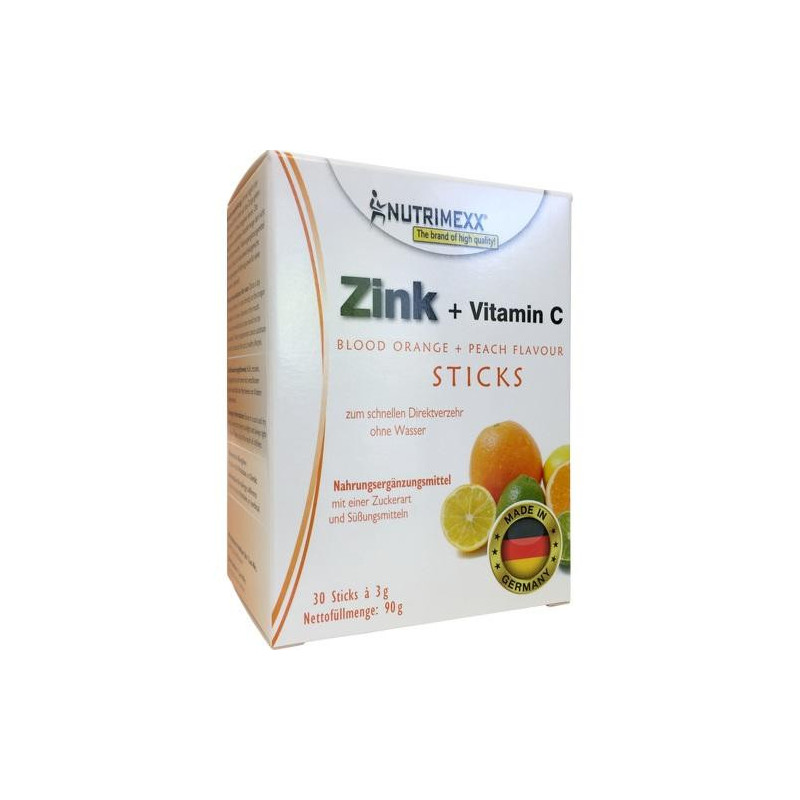 Nutrimexx - Zink + Vitamin C, 30 ST – PZN 12474163