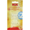 NUK Ventilsauger für Brei Gr.2 Silikon, 2 ST – PZN 8444050