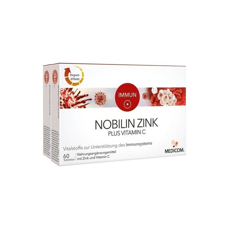 Nobilin Zink Plus Vitamin C, 2X60 ST – PZN 4131578