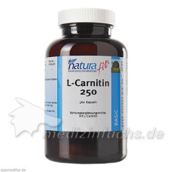 NATURAFIT L-Carnitin 250 Kapseln, 360 ST – PZN 1756295