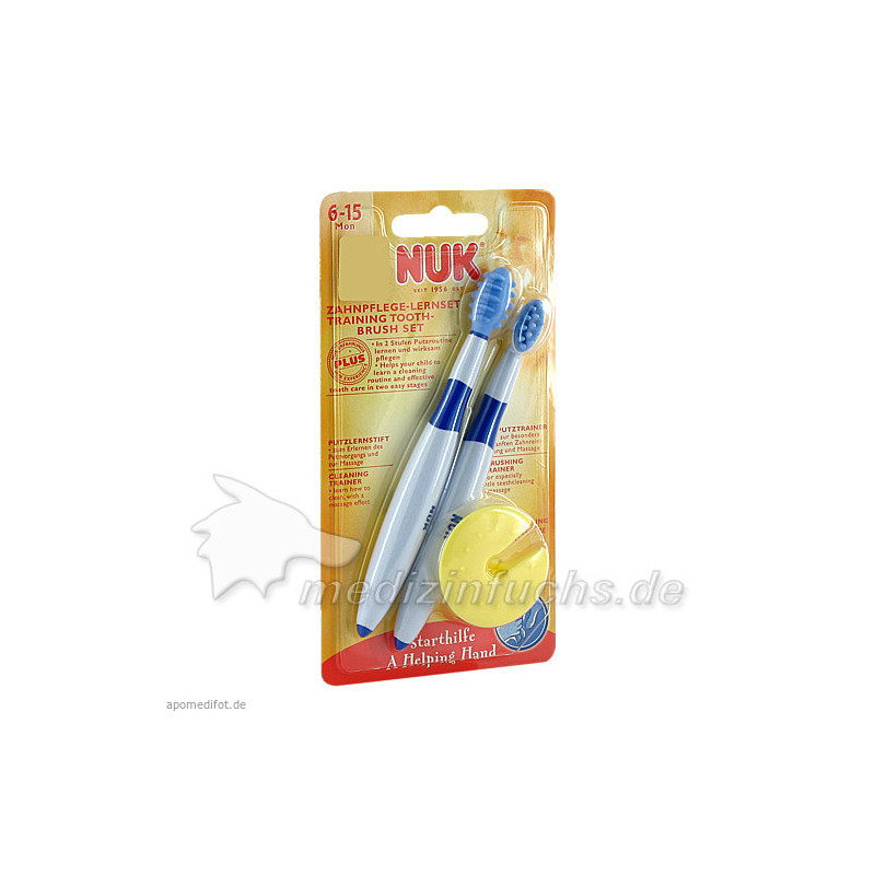 Nuk Zahnpflege-Lernset Blisterkarte, 2 ST – PZN 3757436