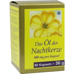 NACHTKERZE OEL KAPS 500MG, 80 ST – PZN 7463654