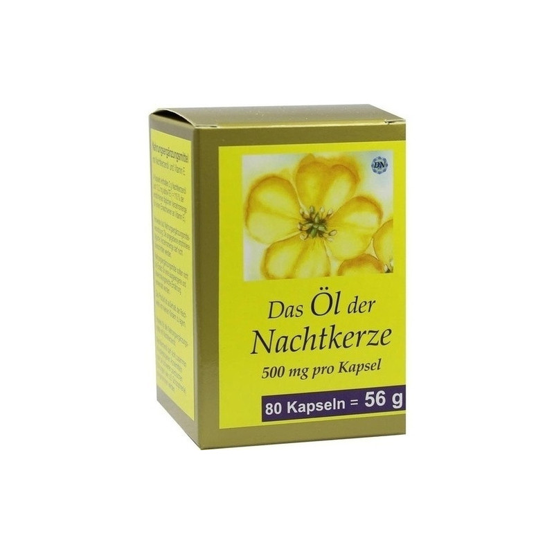 NACHTKERZE OEL KAPS 500MG, 80 ST – PZN 7463654