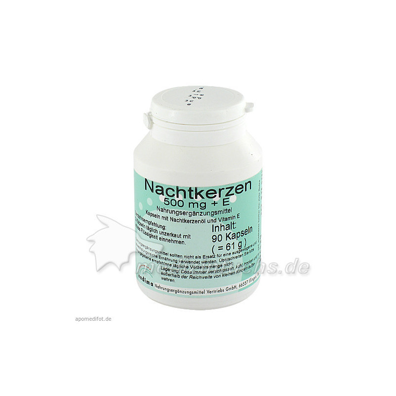 Nachtkerzen 500mg + E, 90 ST – PZN 7245650