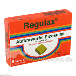 Regulax Abführwürfel Picosulfat, 6 ST – PZN 3390639