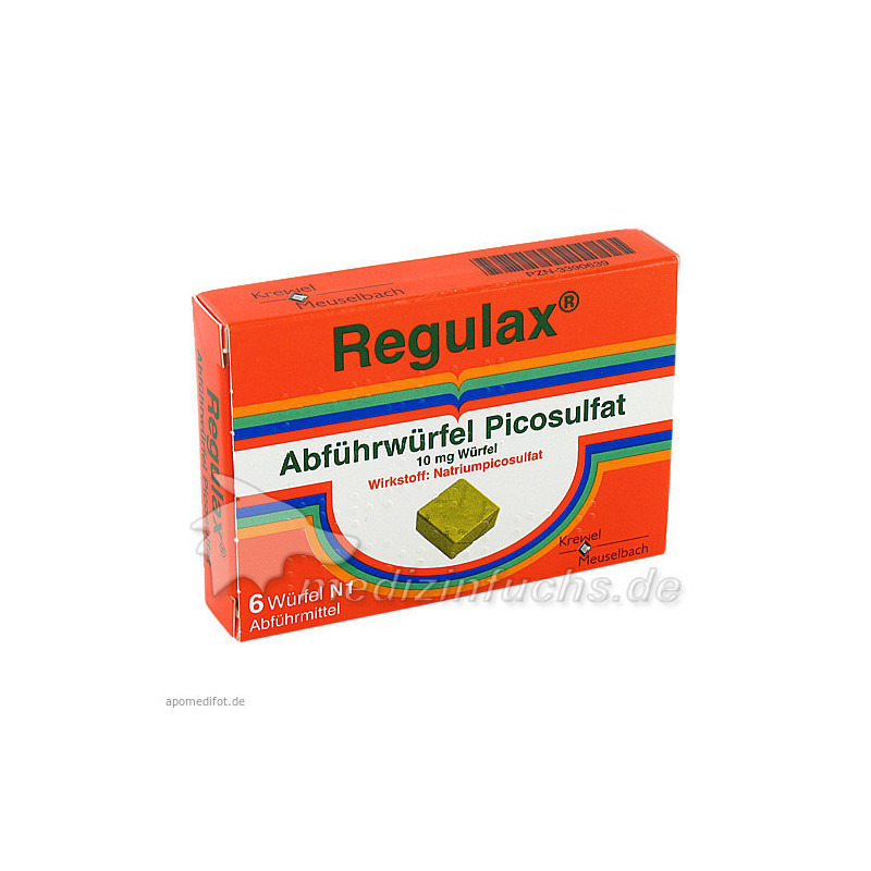Regulax Abführwürfel Picosulfat, 6 ST – PZN 3390639