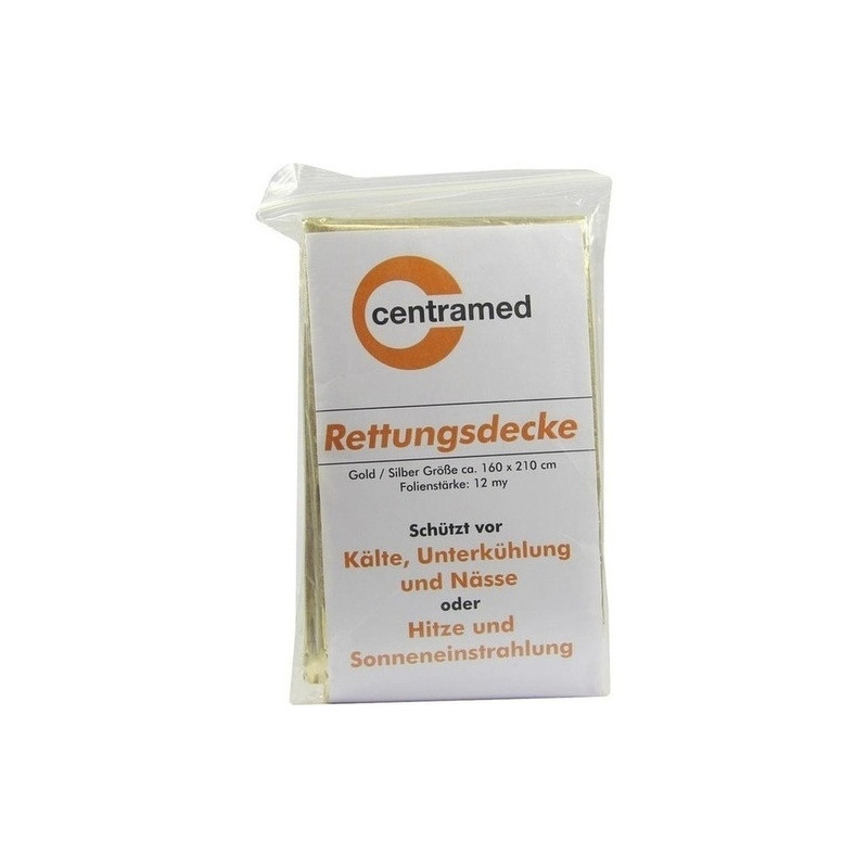RETTUNGSDECKE GOLD/SILBER 160X220CM, 1 ST – PZN 2744733