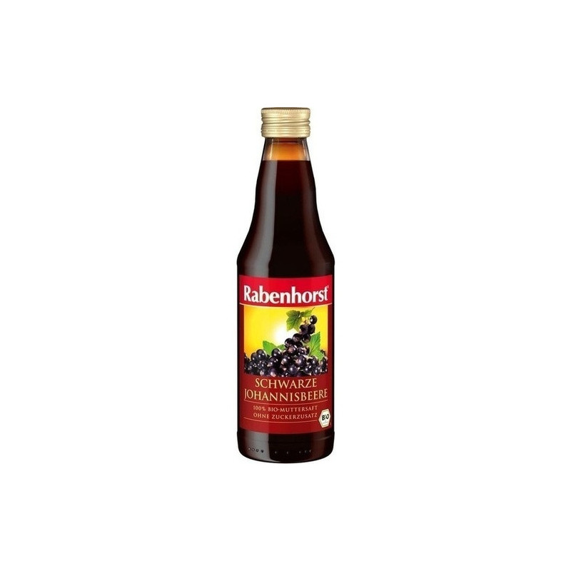 Rabenhorst Schware Johannisbeere Bio Muttersaft, 330 ML – PZN 6679300