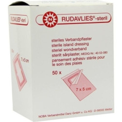 RUDAVLIES STERIL 7CMX5CM VERBANDPFLASTER, 50 ST – PZN 7092666