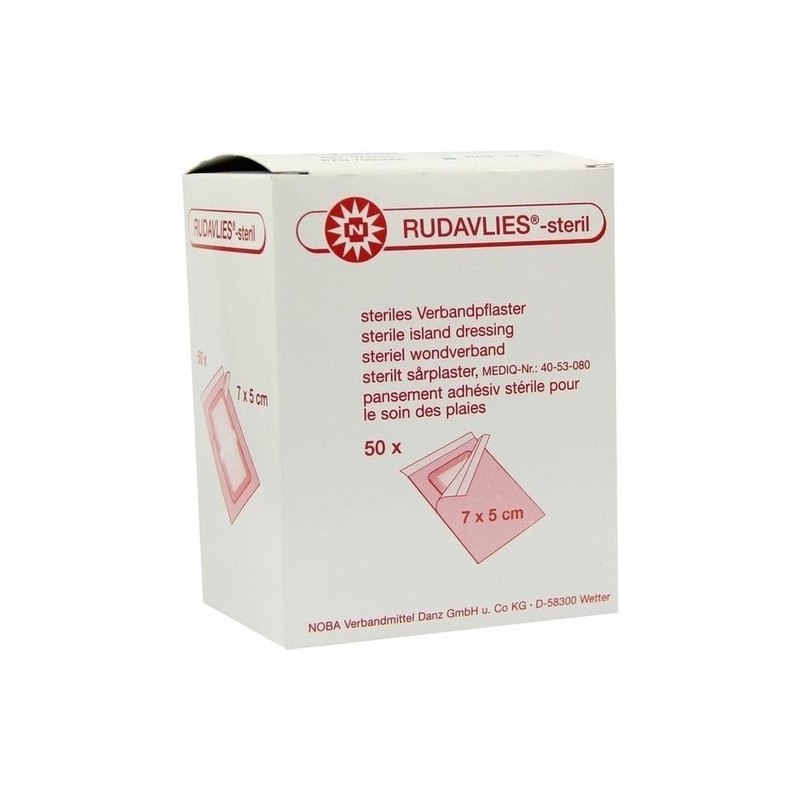 RUDAVLIES STERIL 7CMX5CM VERBANDPFLASTER, 50 ST – PZN 7092666
