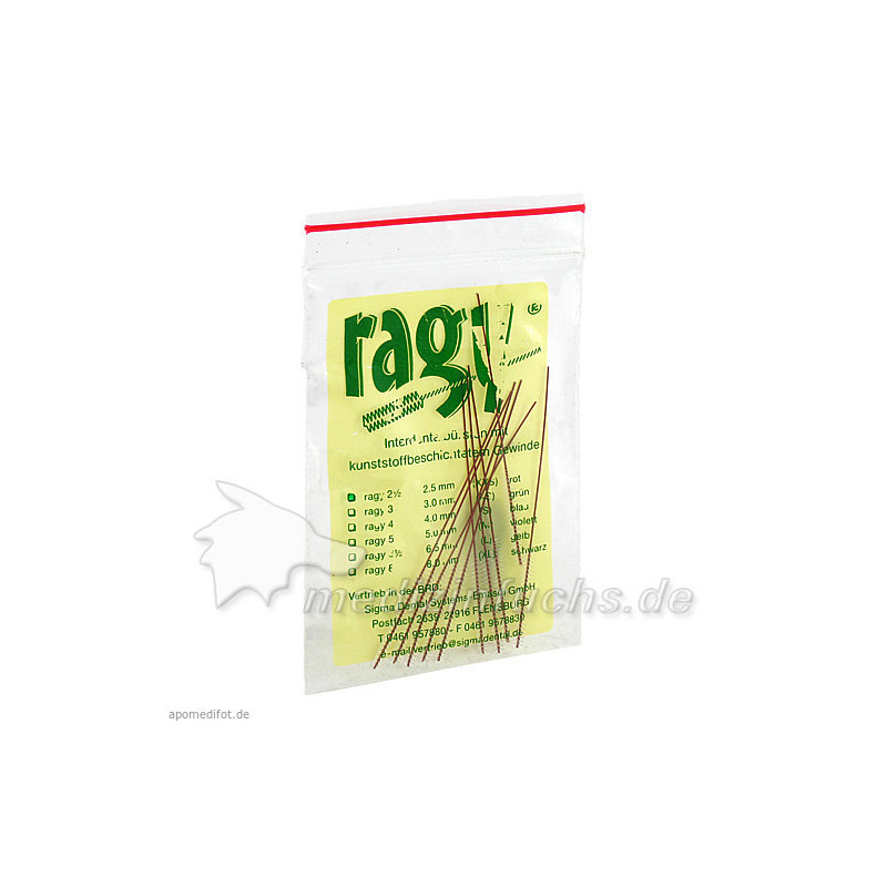 ragy-Interdentalbürsten 2 1/2 rot, 10 ST – PZN 7496949