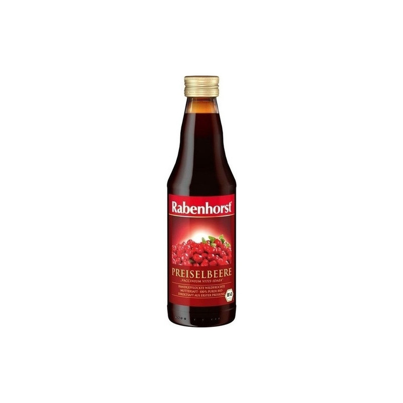 Rabenhorst Preiselbeer Muttersaft, 330 ML – PZN 350378