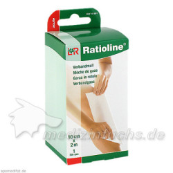 Ratioline acute Verbandmull gerollt 10cmx2m, 1 ST – PZN 1805042