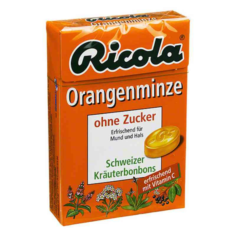 Ricola ohne Zucker  Box Orangenminze Bonbons (50 g) – PZN 3912351