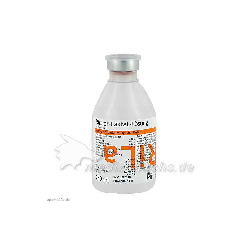 Ringer-Laktat-Lsg. Plastik, 250 ML – PZN 8774126